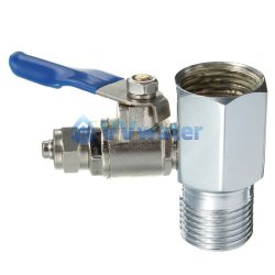 Ro Feed Water Adapter 1/2' to 1/4' Ball Valve