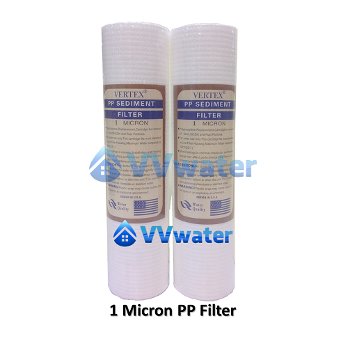 6 Pcs Vertex 1 Micron Sediment Water Filter Cartridge