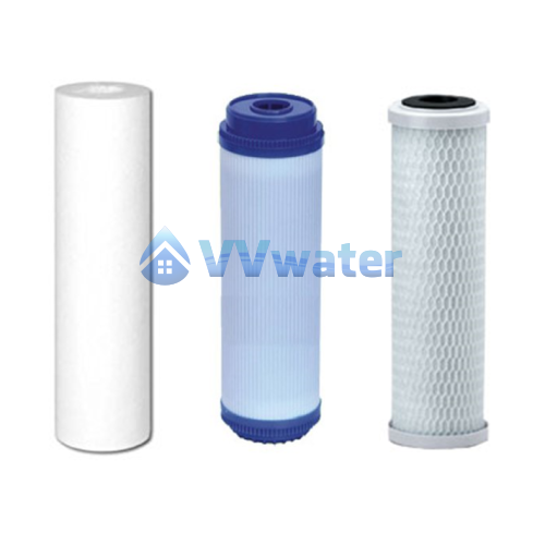 AS20-3 Stainless Steel Triple Water Filter