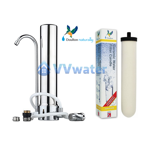 C1-1 Stainless Steel Single Water Filter + Supercarb